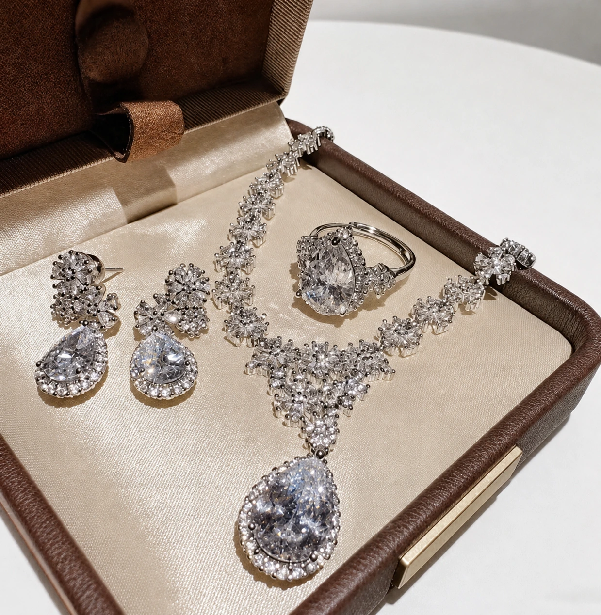 Jewelry set in presentation box